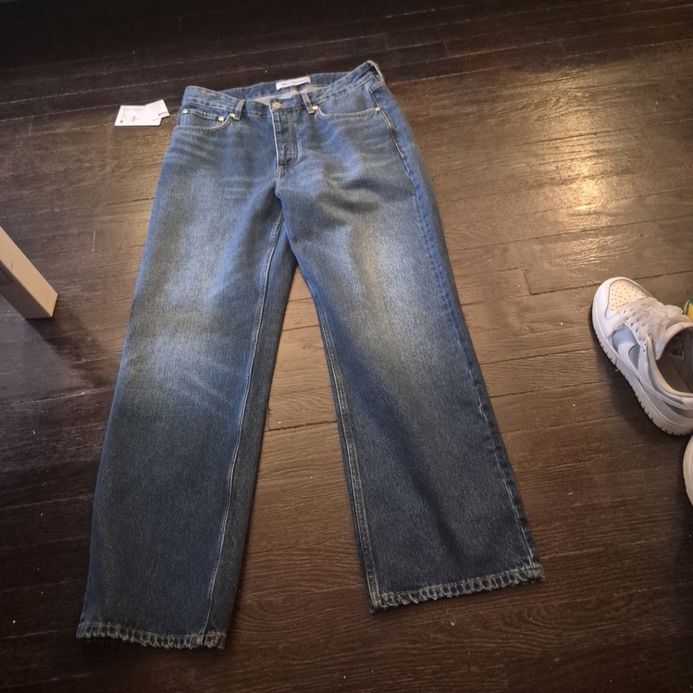 Won Hundred Copenhagen Men’s Steve Denim 33x32 Dark Blue Jeans New....